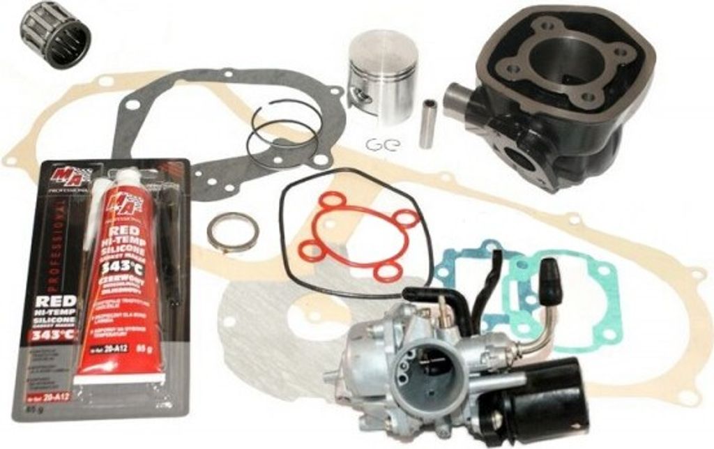 70cc Sport Zylinder KIT VERGASER 17,5mm Set für Yamaha Jog 50 RR AEROX Zylinderkit
