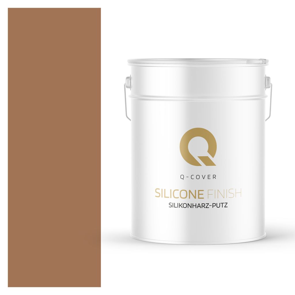 Silikonharz-Putz | Heißeschokolad Rollputz Silikonputz | Fassadenputz | Kratzputz Oberput Strukturputz Fertigputz Wände Und Decken| 15 kg 1 mm