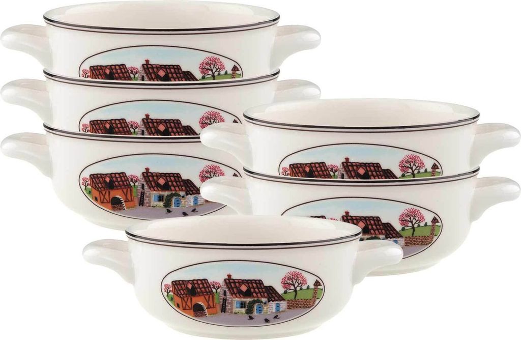 Villeroy & Boch Design Naif Suppentasse 450 ml 6er Set