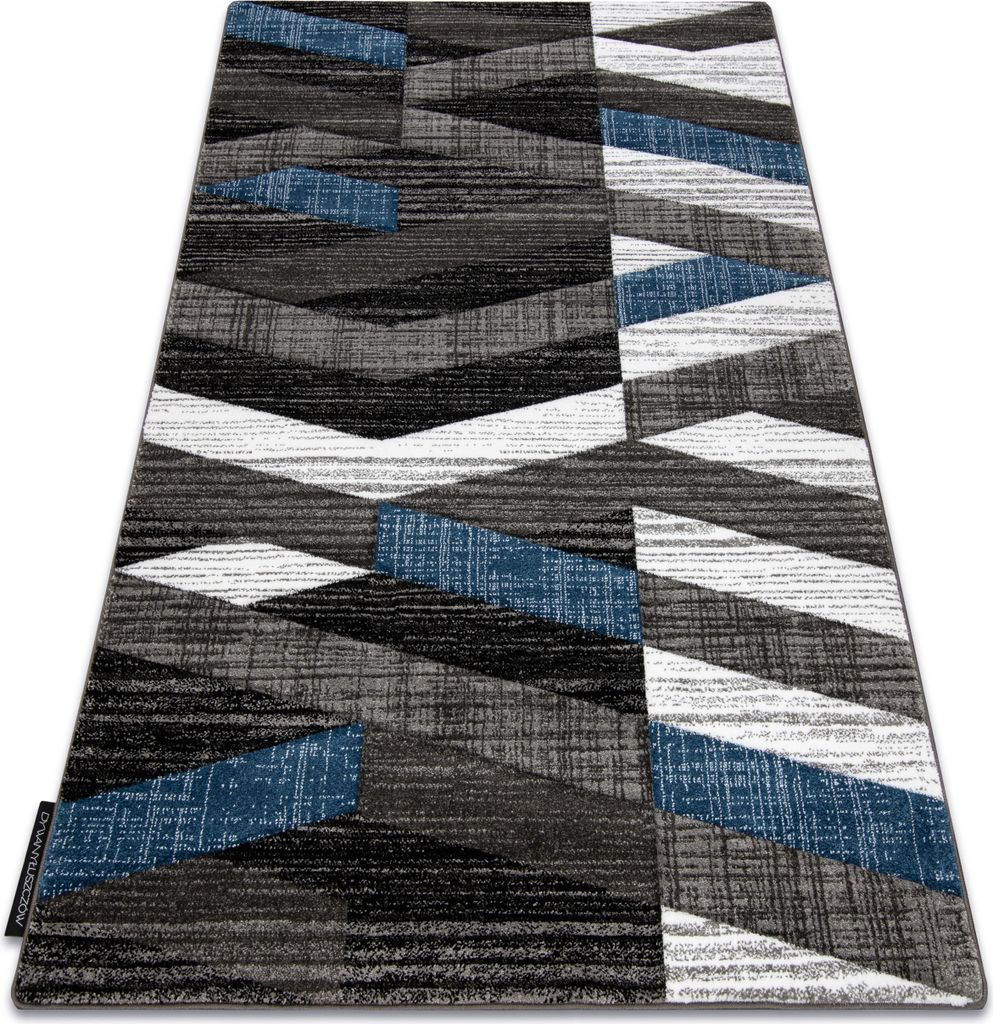 Teppich ALTER Bax Streifen blau Blau 140x190 cm