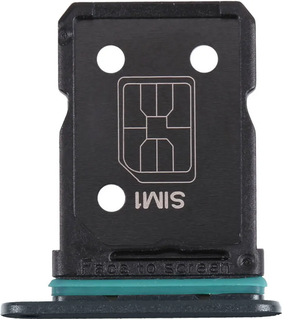 Clappio, supporto per scheda SIM per Oppo Reno 6 5G slot Nano SIM, nero