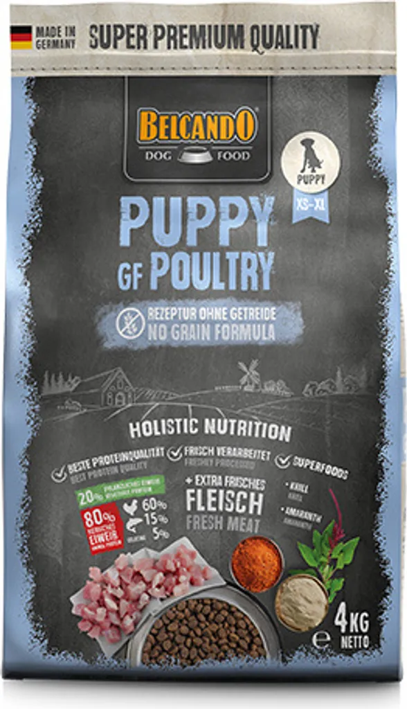 Belcando Puppy GF Volaille 4 kg - Stop aux Allergies du Chiot