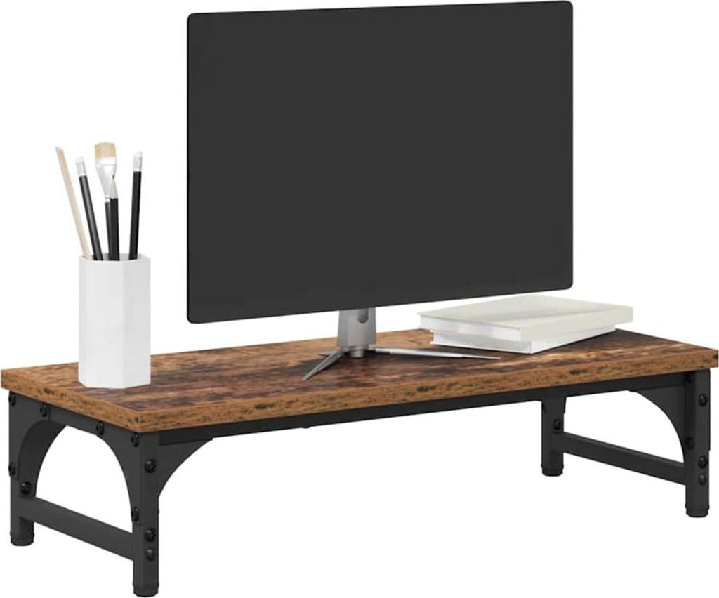 Cloris Designermöbel Monitor Halterung Altholz 55 x 23 x 14cm Holzwerkstoff - Computertische 2026Neu646255 - Computertische