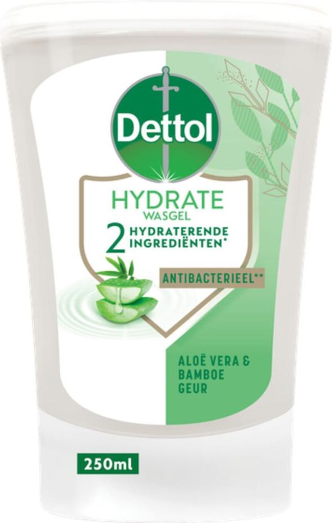 Dettol - Waschgel Nachfüller - Hydrat - Aloe Vera & Bambus - 250 ml - 1 Stück