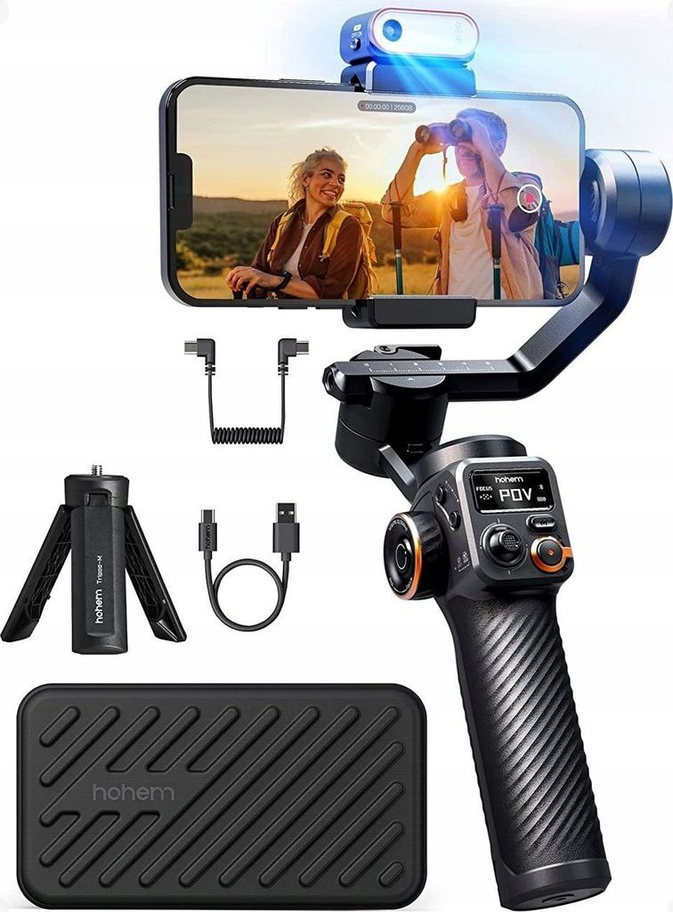 Hohem iSteady M6 Kit Stabilizator kamery smartfona Czarny Zdjęcie produktu 