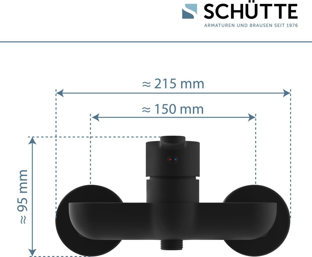 SCHÜTTE Design Duscharmatur DENVER, Mischbatterie Dusche Produktbild 7