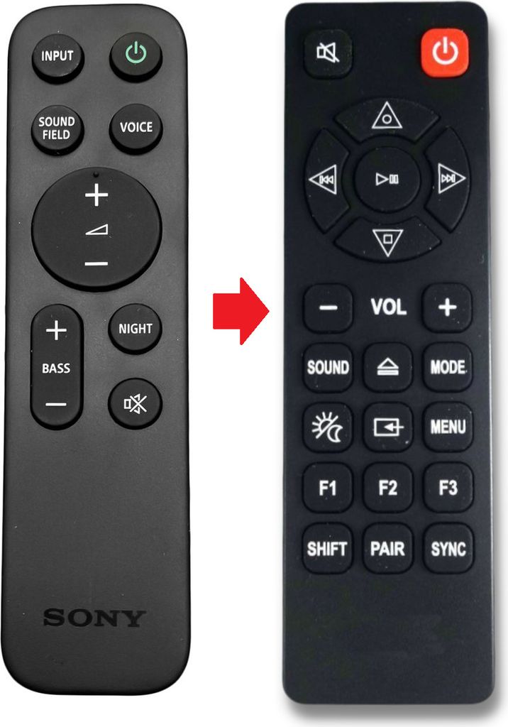 Ersatz Fernbedienung für Sony HT-S2000 | HT-S400 | HT-SC40 | HT-SD40