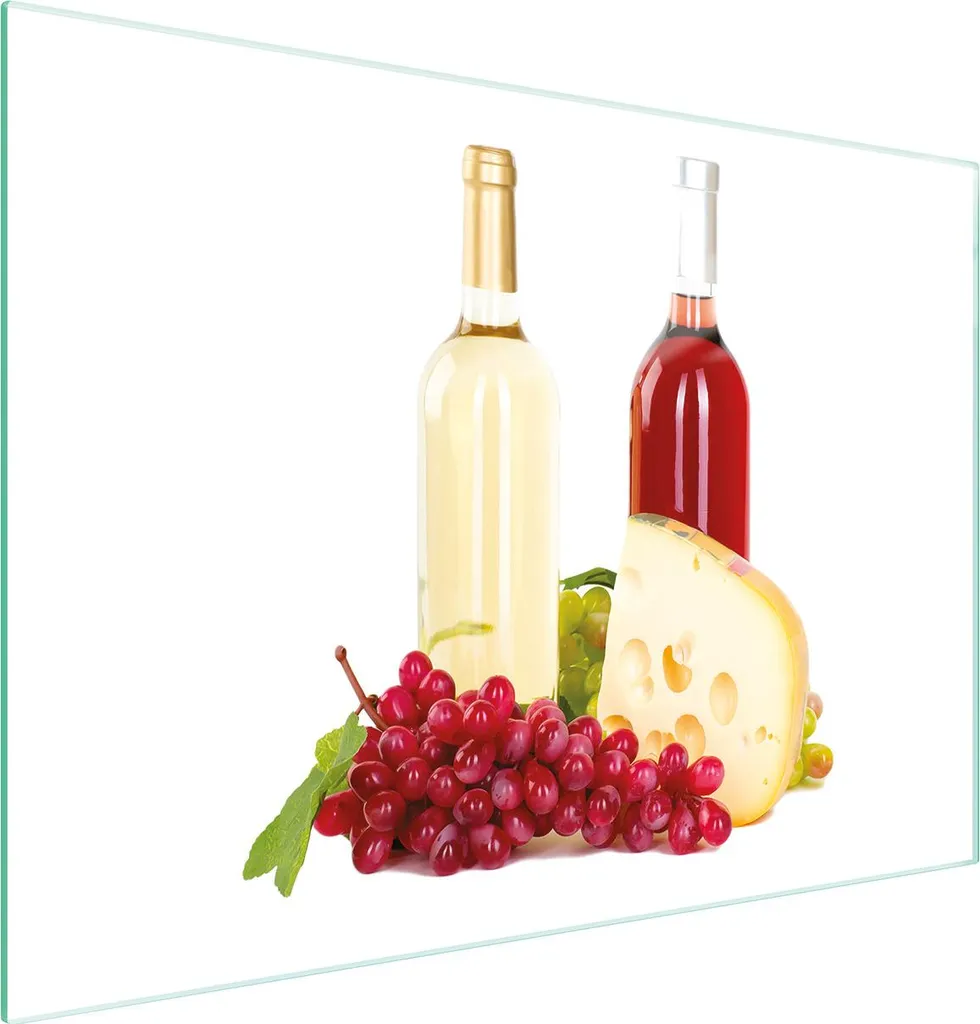 Tagliere Piastra copriforno Tagliere multiglass 30x22 cm Colore vino