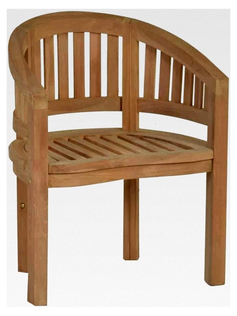 Gartenstuhl 67x85x54 cm Gartenmöbel Outdoor Modern Teakholz Honig