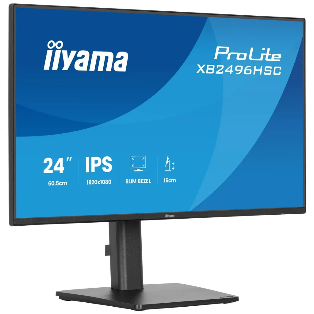 Écran Iiyama XB2496HSC-B1 24 pouces IPS avec port USB-C et HDMI intégré