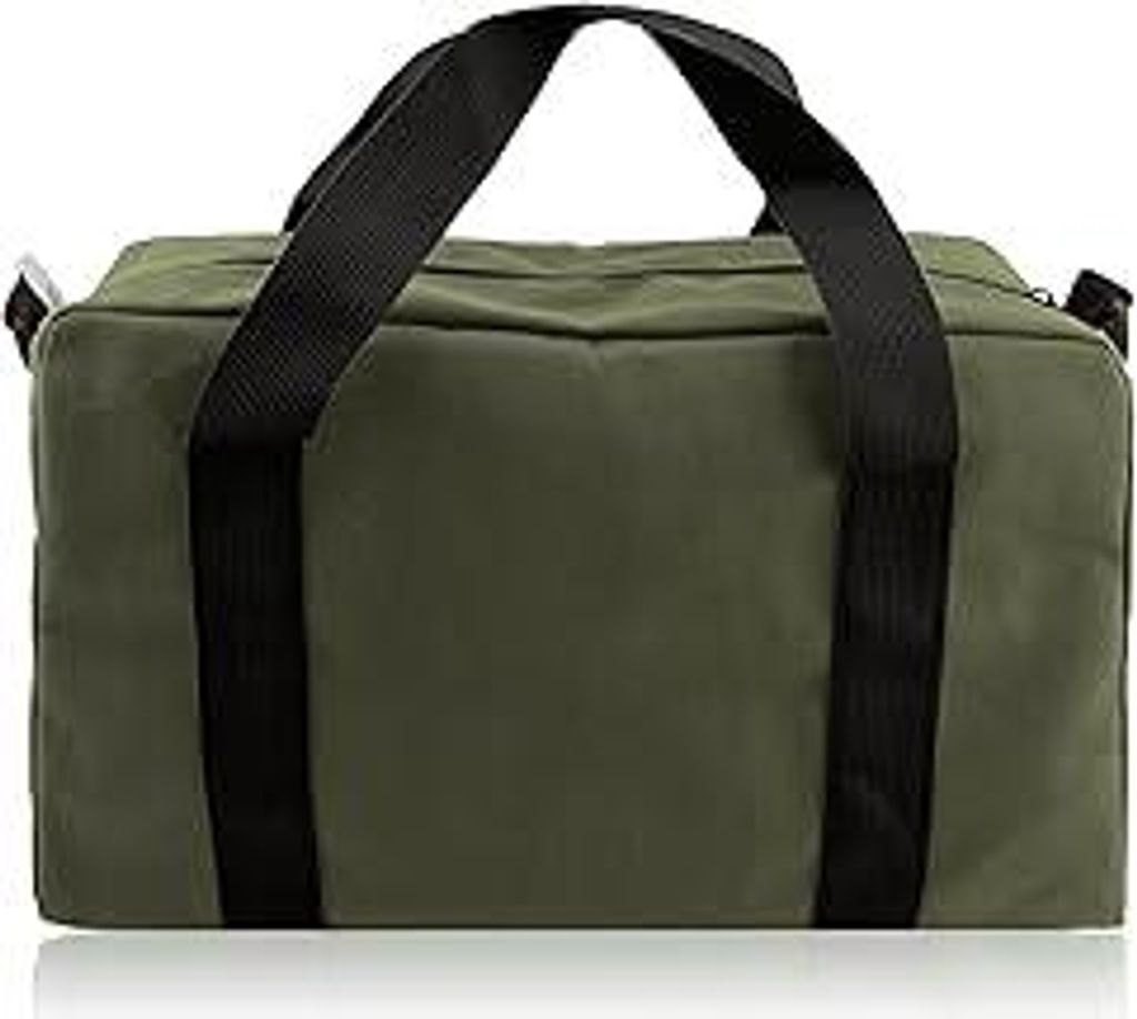 Werkzeugtasche Groß 41cm (16 Zoll), Heavy Duty Werkzeugkoffer Leer aus Segeltuch, Profi Montage Tasche für Elektriker & Klempner, Wasserabweisend...