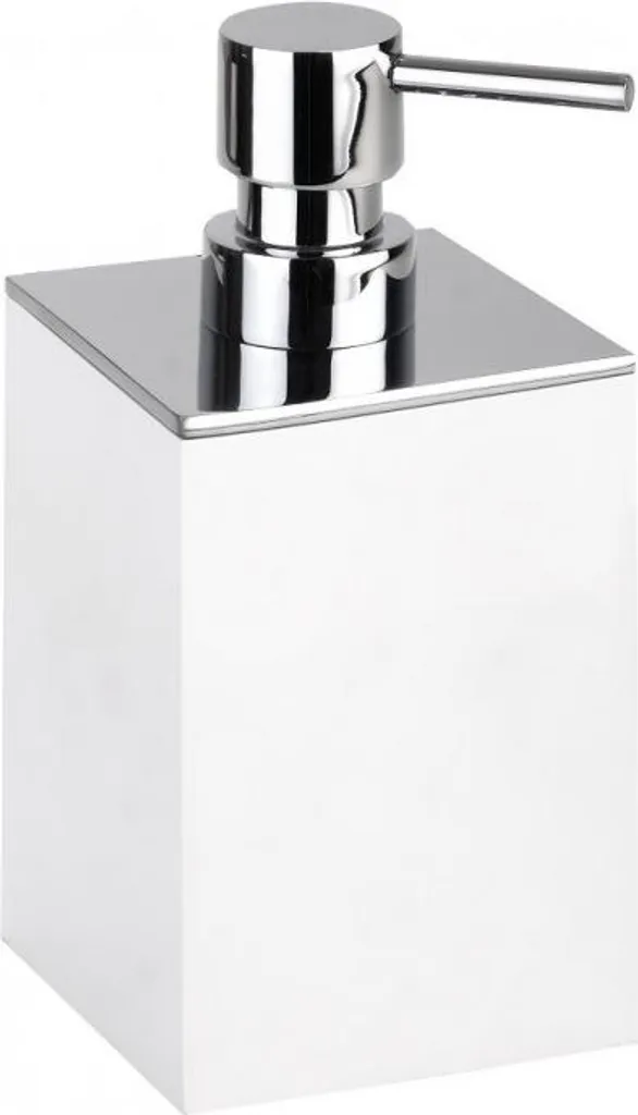 Distributeur de savon 200 ml GAMMA en laiton chrome mat anti-corrosion