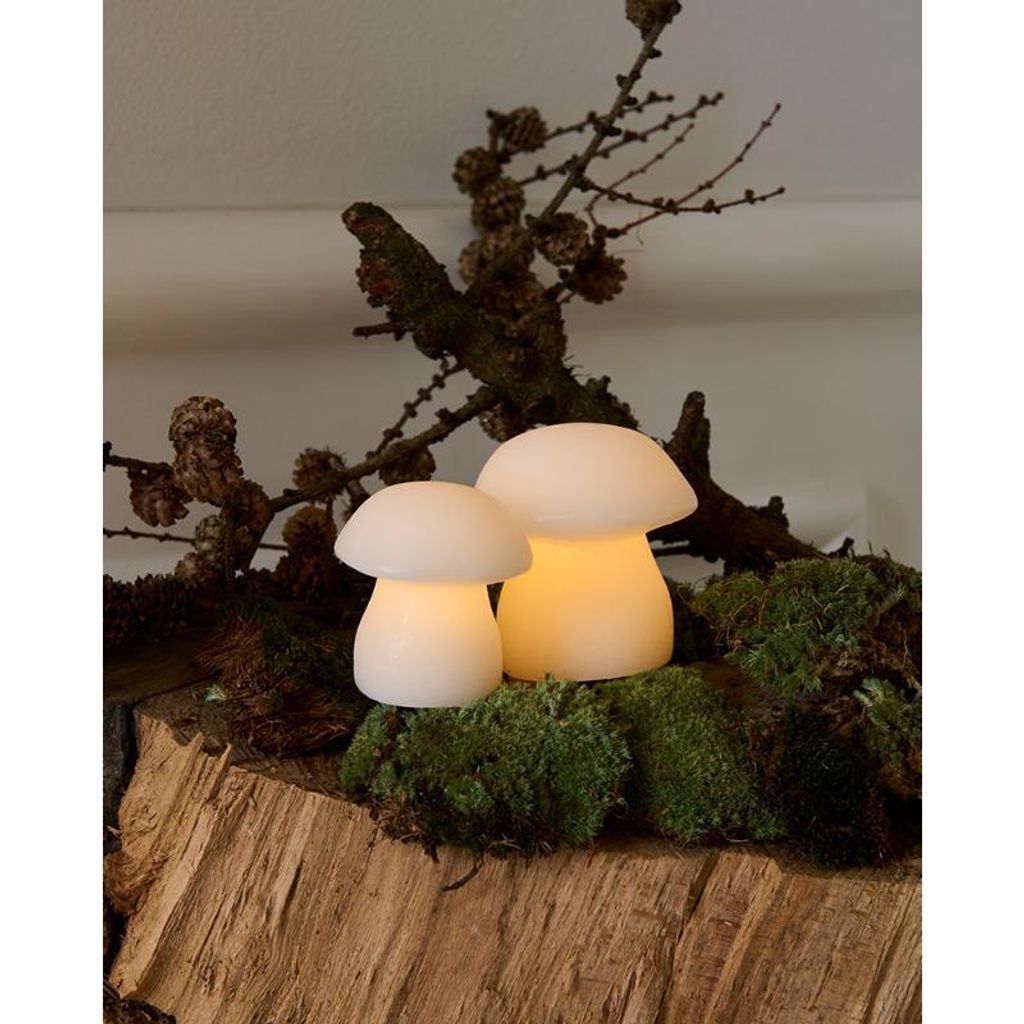 Sirius Home 13308, Leichte Dekorationsfigur, Weiß, Wachs, Ambiente, Ausrichtung, Universal, 2 Glühbirne(n)