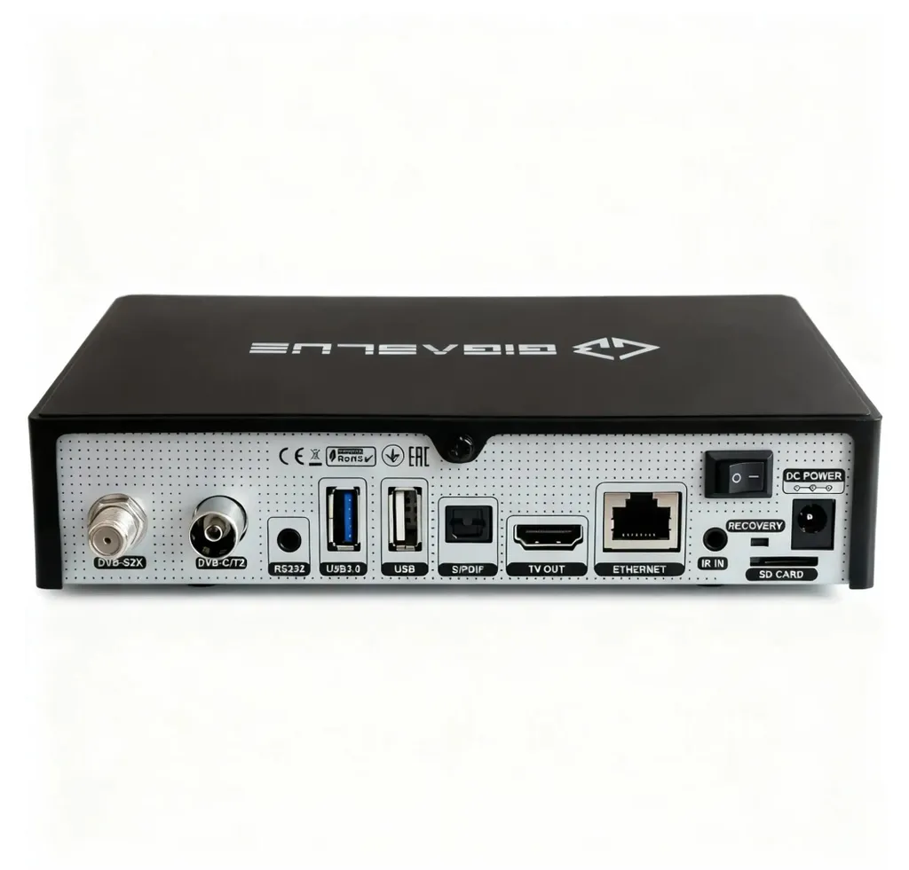 Décodeur Satellite et TNT GigaBlue 4K PRO pour Streaming et TV HD - 7