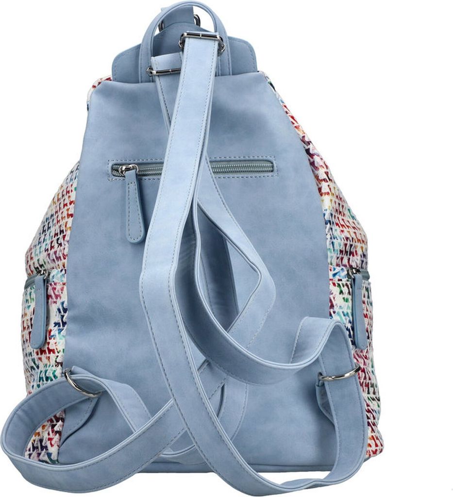Rieker Damen Rucksack mit Außentaschen Karabinerhaken Produktbild 