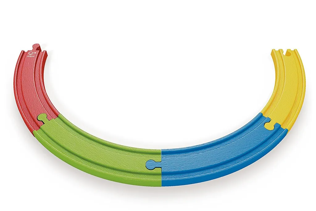 Parcours arc-en-ciel Kit de rails 4T modulable pour circuit de voitures
