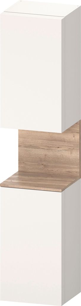 Duravit Qatego Hochschrank, Türanschlag links, 400x360x1760mm, Nische Eiche Mamoriert, QA1346L55840000