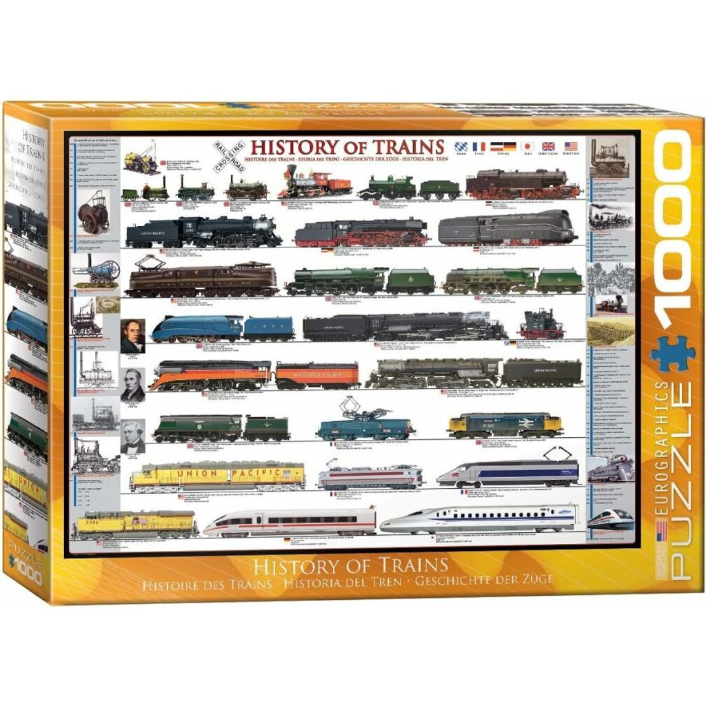 EUROGRAPHICS Zuggeschichte Puzzle 1000 Teile