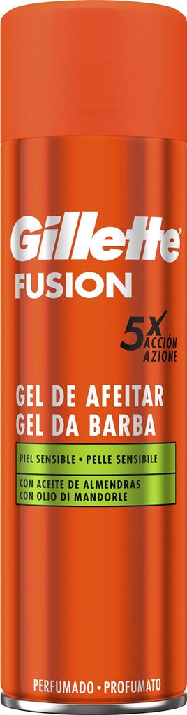 Gillette Fusion Gel De Afeitar Piel Sensible 200ml