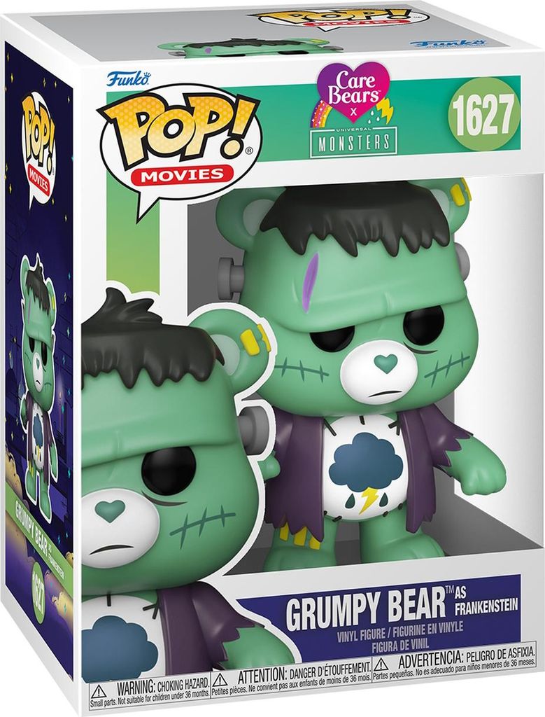 Care Bears x Monsters - Grumpy Bear as Frankenstein 1627 Produktbild 