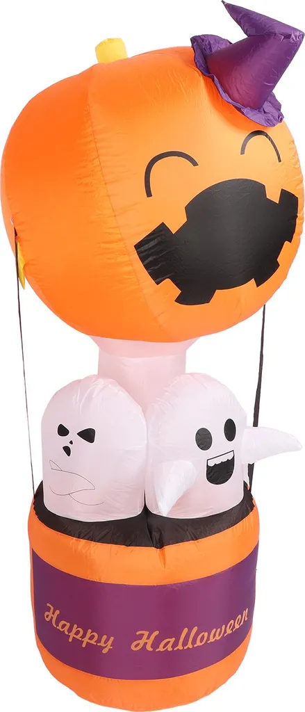 Fantôme Gonflable Halloween 1.8m Décoration Lumineuse LED Extérieur