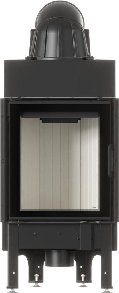 Kamineinsatz aus Stahl KRATKI NADIA 8 kW Ø 200 mit Türfeder