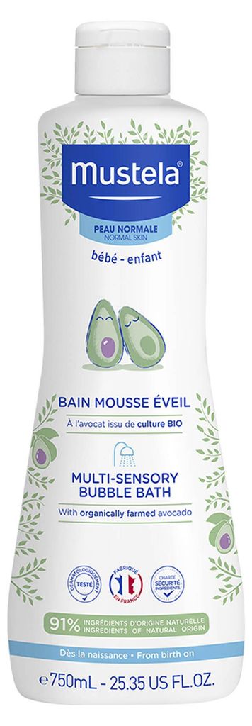 Mustela Bagnetto Mille Bolle, Corpo, per Neonati, Bambini, Immagine del prodotto 