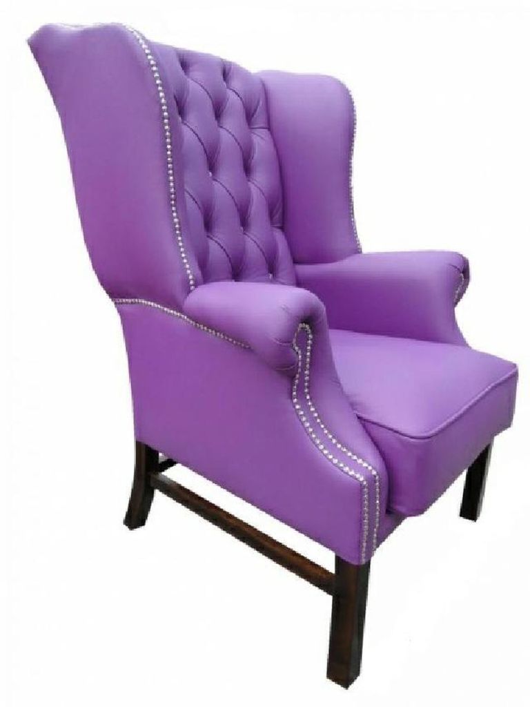 Ohrensessel Chesterfield Ledersessel Sessel Textil Leder Couch Sofa LAGERWARE!