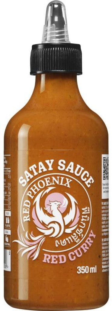 Red Phoenix Pindasaus Red Curry 350 ml – pikantná arašidová Obrázok produktu 