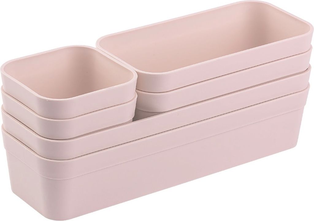 Gariella Schubladen Organizer 6-teilig Rosa Produktbild 