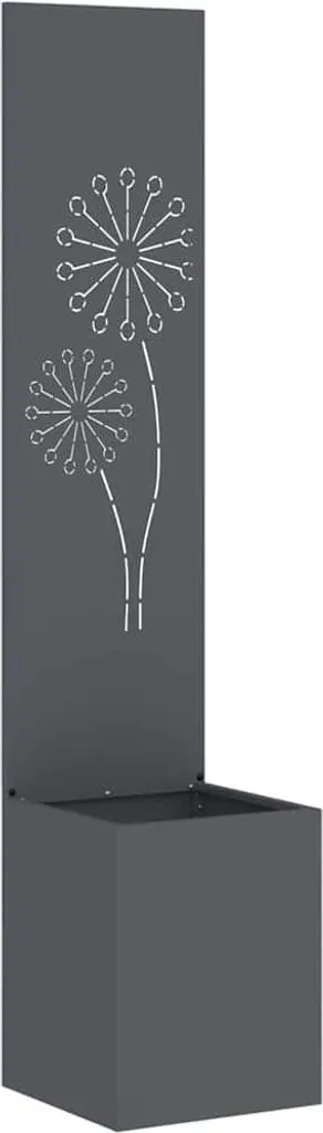 vidaXL Schermo privacy da giardino in tela antracite 32 x 140 cm