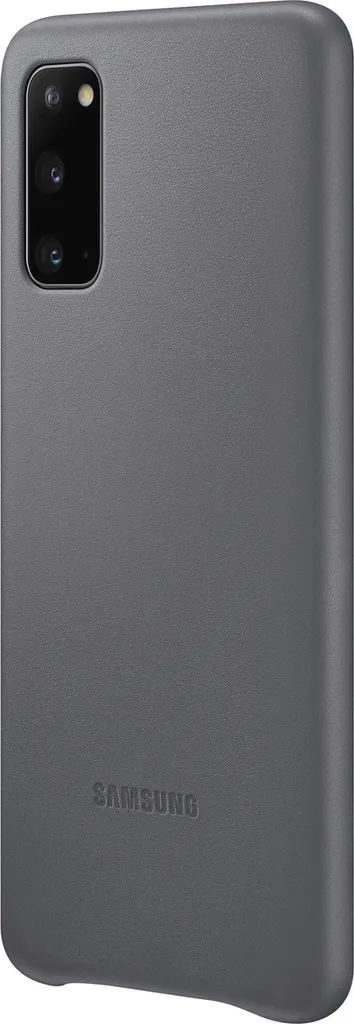 Samsung Leather Cover EF-VG980 pour Galaxy S20 - Coque en Cuir Noir