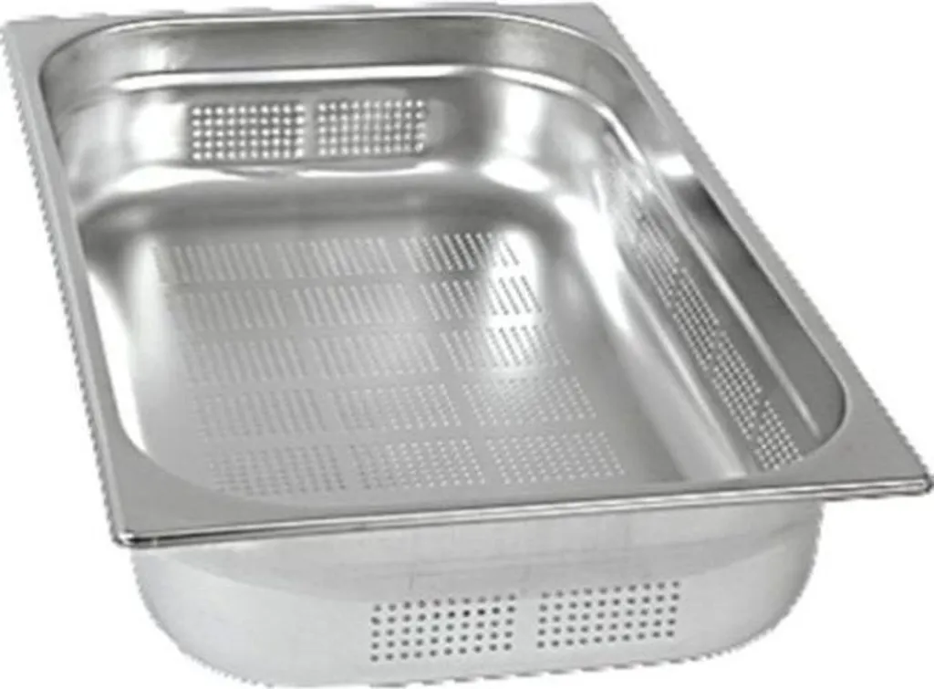 Contenitore Gastronorm GN 1/1 Perforato 200mm - Acciaio Inox Professionale