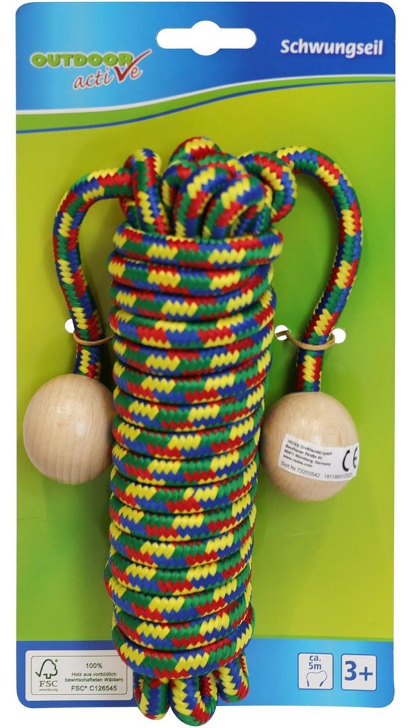 Outdoor Active Outdoor active Schwungseil mit Holzkugeln, Produktbild 