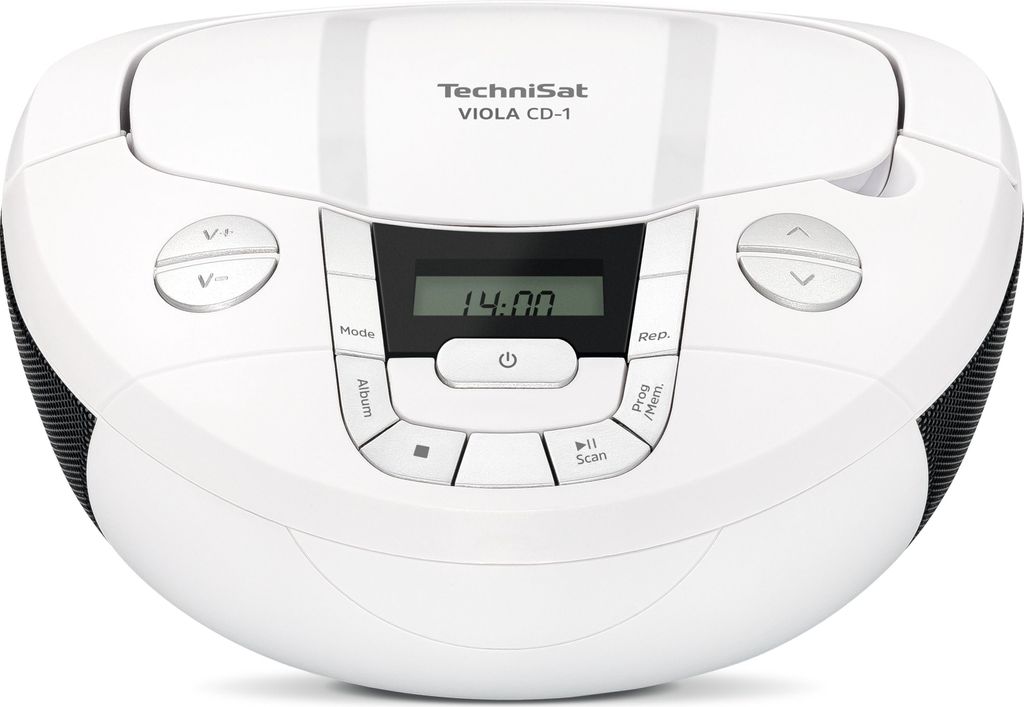 TechniSat Viola CD-1 | Boombox mit Bluetooth, Batteriebetrieb & CD-Player