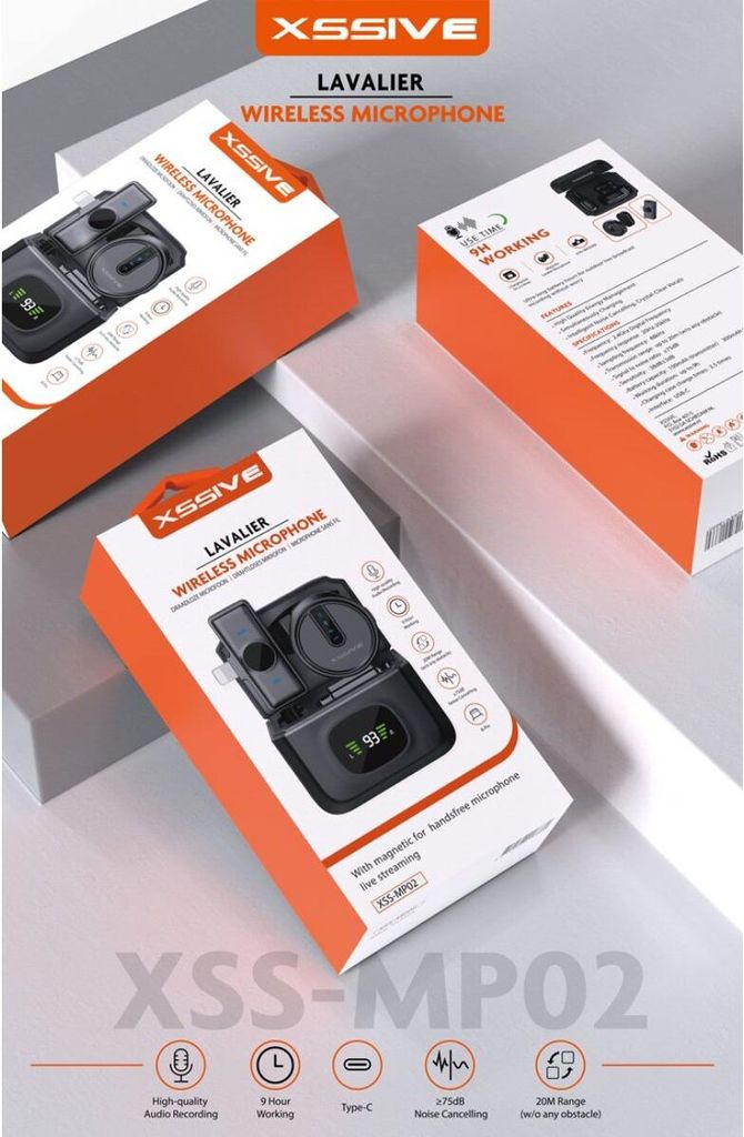Xssive Wireless Mikrofon – kompatibel mit iPhone – Produktbild 