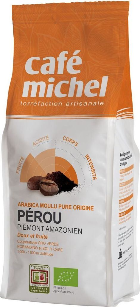 GEMAHLTER ARABICA-KAFFEE 100 % PERU FAIR TRADE250 g - CAFE MICHEL