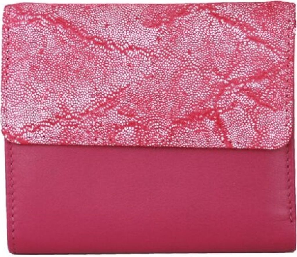 Eastern Counties Leather Damen Geldbeutel Anais EL300 (Einheitsgröße) (Fuchsia/Pinke Folie)
