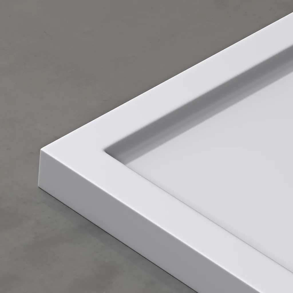 Receveur de douche Geoma08 90x140cm doporro en Solid Surface Blanc - 6
