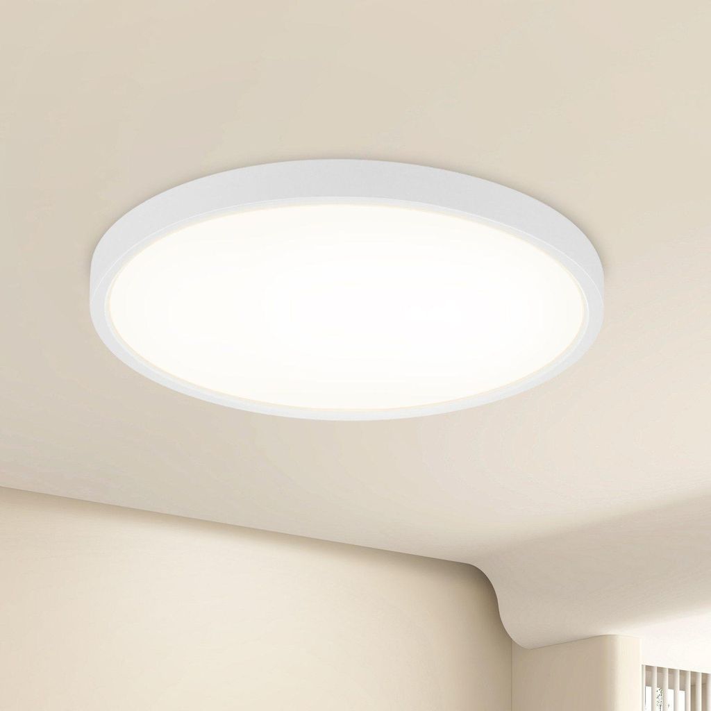 ZMH Plafondlamp LED, plat model, 15W, rond, hal-lamp, Productafbeelding 