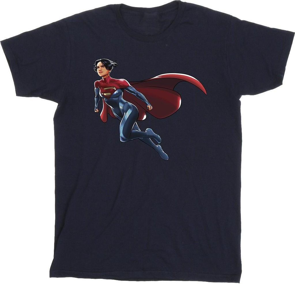 DC Comics - T-Shirt für Mädchen BI41173 (104) (Marineblau)