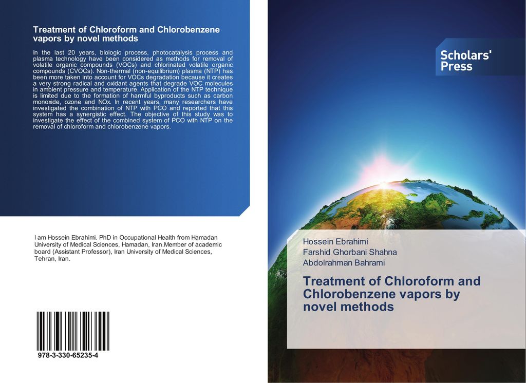 Treatment of Chloroform and Chlorobenzene vapors by novel methods