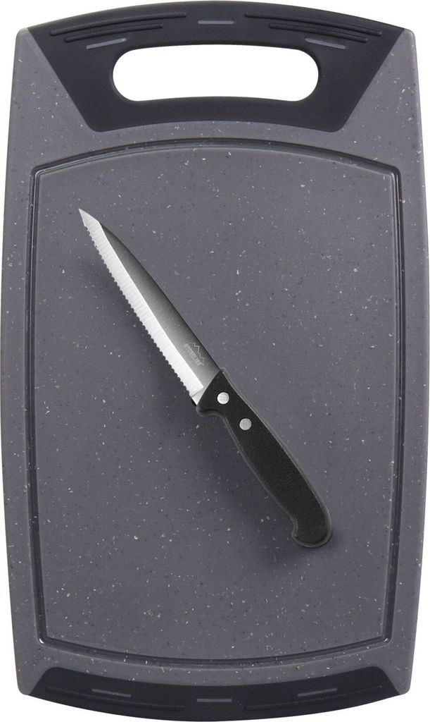 STONELINE Schneidebrett 36x22 und Universalmesser Set 2-teilig
