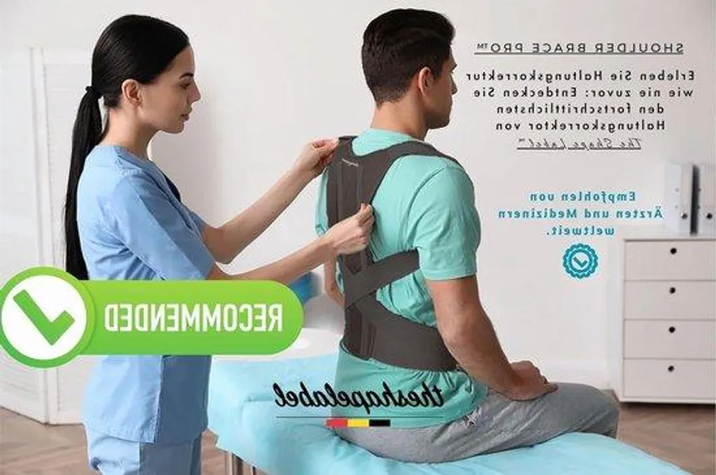 Épaulière de Maintien Dos pour le Travail au Bureau et Sport de Loisir