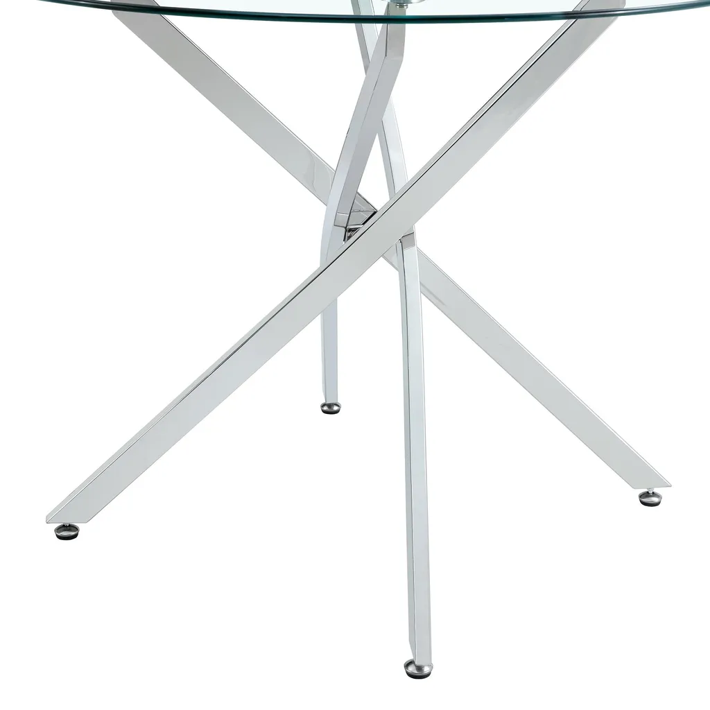 Table salle à manger compacte en verre : la solution pour petits espaces - 15