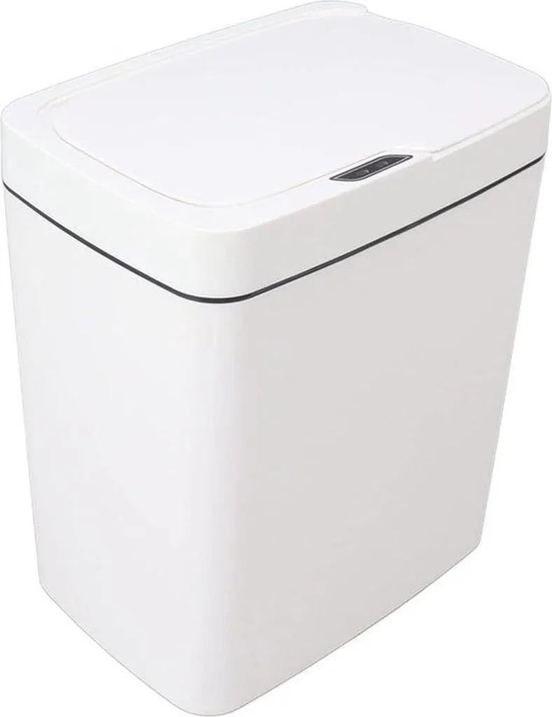 Poubelle Capteur de Mouvement 30L Hygiénique Blanche - Fermeture Silencieuse