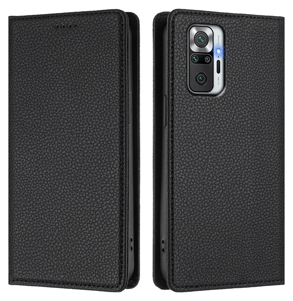 XINQCASE Cover per Xiaomi Redmi Note 10 Pro / 10 Pro Max, Custodia a Portafoglio in Pelle