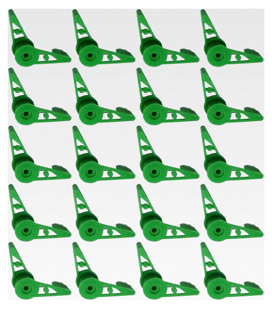 20 Stück Pflanzenbieger, Grow Zubehör, 360 Grad verstellbare Pflanzenclips, Trimm-Tablett, Pflanzenzweig, Pflanzen-Training, Modellierwerkzeug, G...