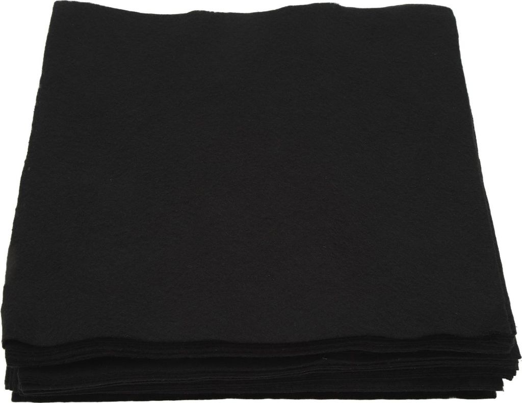 50 Stück Fensterglas-Reinigungstuch, verdickte Spiegeltücher für Wohnmobil, Yacht, Schwarz, 30 x cm