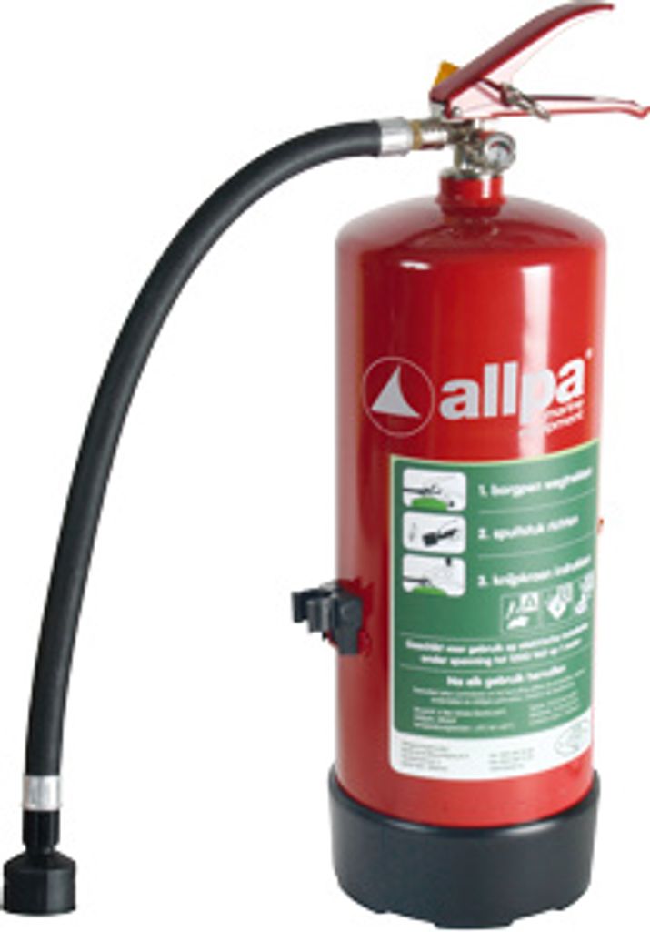 Allpa Ecocold Schaumlöscher 6l, Ø160mm, H=415mm (560mm Inkl. Griff) (Feuerklasse A+B+F)